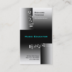 Music Educator Business Card Note
