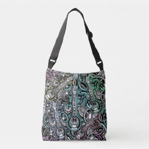 music elephant crossbody bag