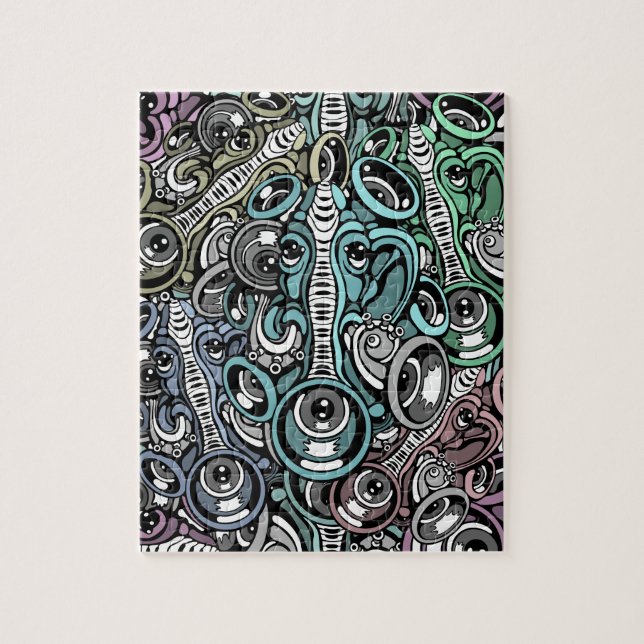 music elephant jigsaw puzzle (Vertical)