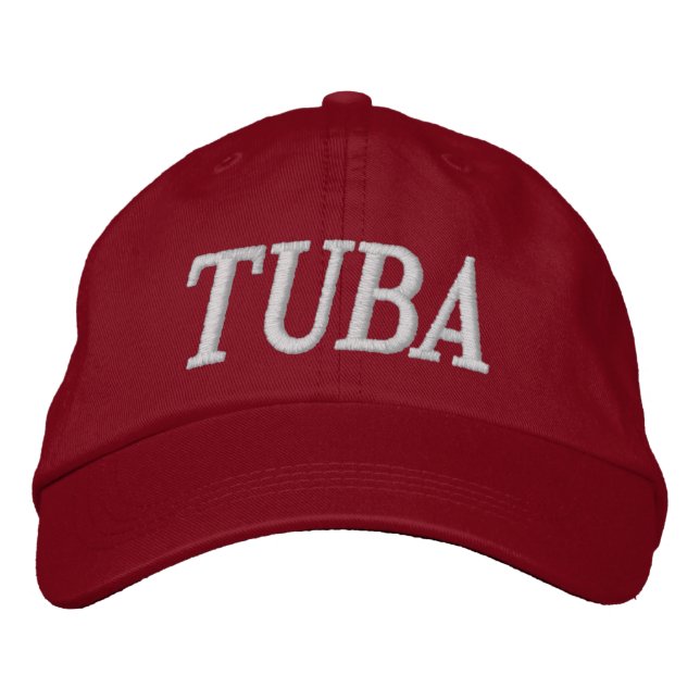 Music Embroidery Tuba Cap (Front)