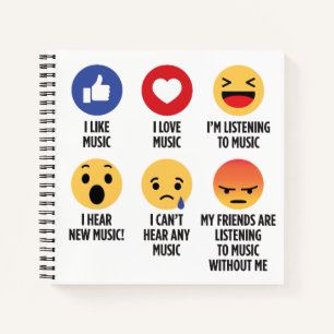 Music Emojis Notebook
