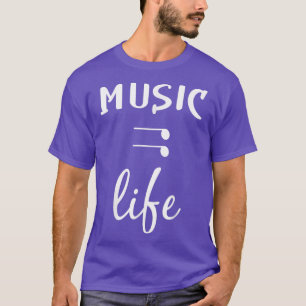 Music Equal Life Vintage Hip Hop Musical Novelty O T-Shirt