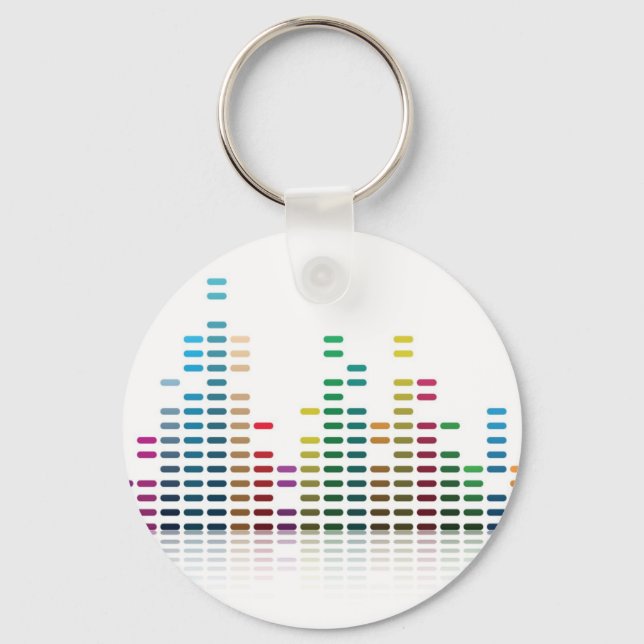 music equalizer key ring (Front)