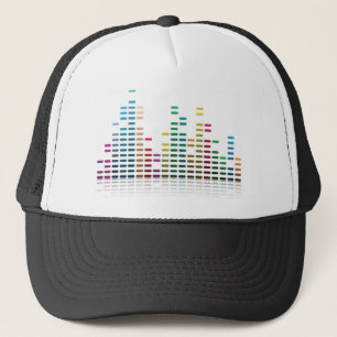 music equalizer trucker hat