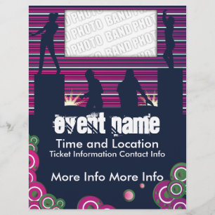 Music Event Flyer with DJs and Dancers