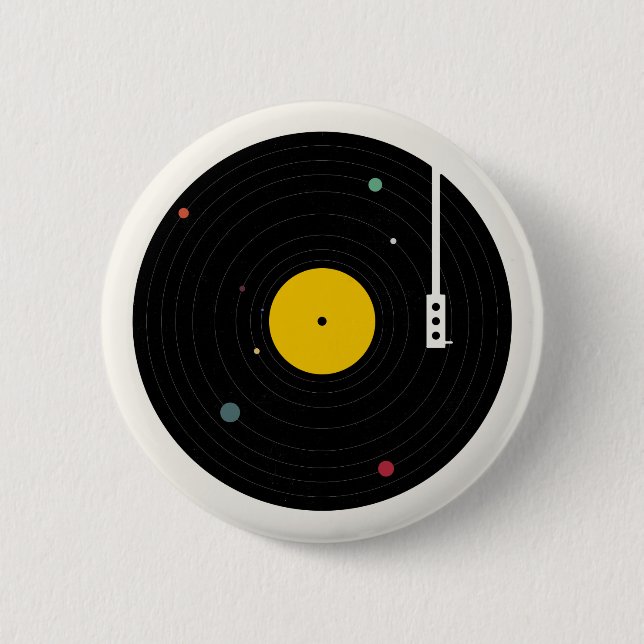 Music Everywhere | Florent Bodart 6 Cm Round Badge (Front)