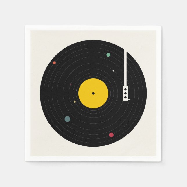 Music Everywhere | Florent Bodart Napkin (Front)
