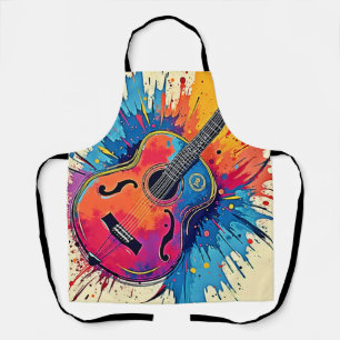Music Explodes in Colour Vibes Apron