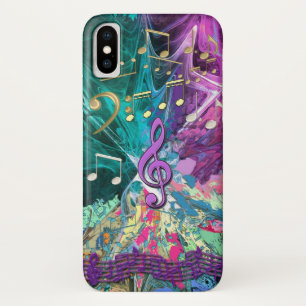 Music Explosion iPhone X Case