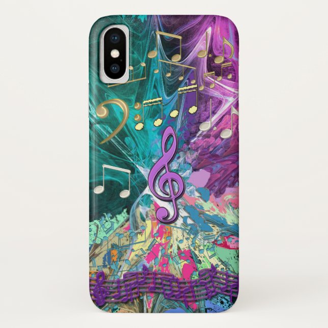 Music Explosion Case-Mate iPhone Case (Back)