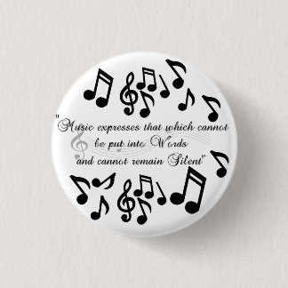 Music Expresses 3 Cm Round Badge