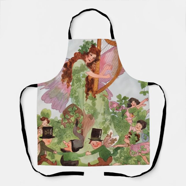 Music Faerie Playing Music Apron (Front)