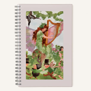 Music Faerie Playing Music Notebook