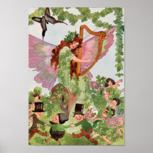 Music Faerie Playing Music Poster