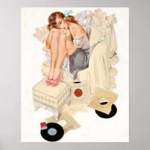 Music Fan Pin Up Poster