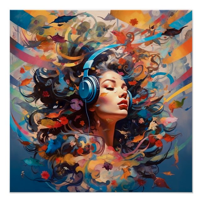 Music Feeds Me Poster (Front)