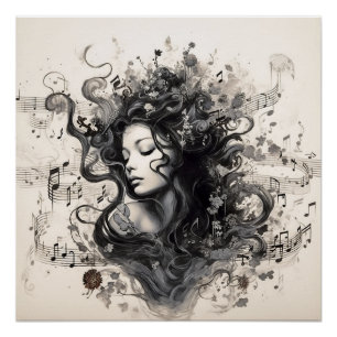 Music Feeds Me Poster