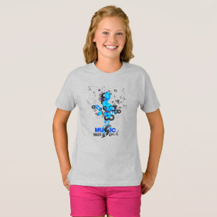 Music Feeds My Soul Kids T-Shirt
