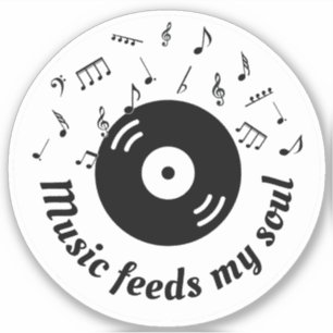 Music Feeds My Soul Vinyl Album