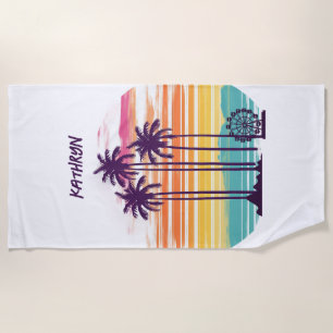 Music Festival Bachelorette Weekend  Beach Towel