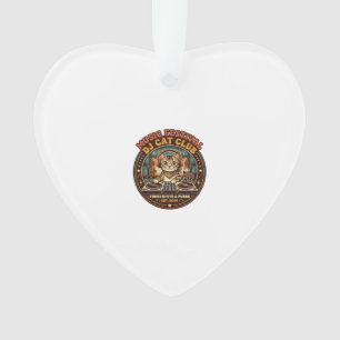 Music Festival DJ Cat Cat Lover Gift - Music Festi Ornament