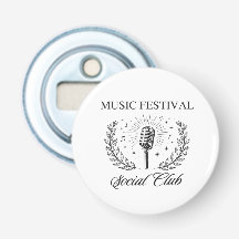 Music Festival Social Club Bottle Opener