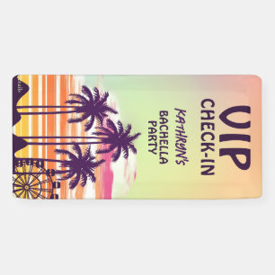 Music Festival Tropical Bachelorette  Banner