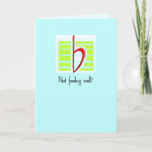 Music Flat, Get Well, Blue Card