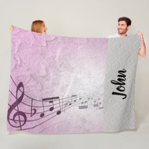 Music Fleece Blanket