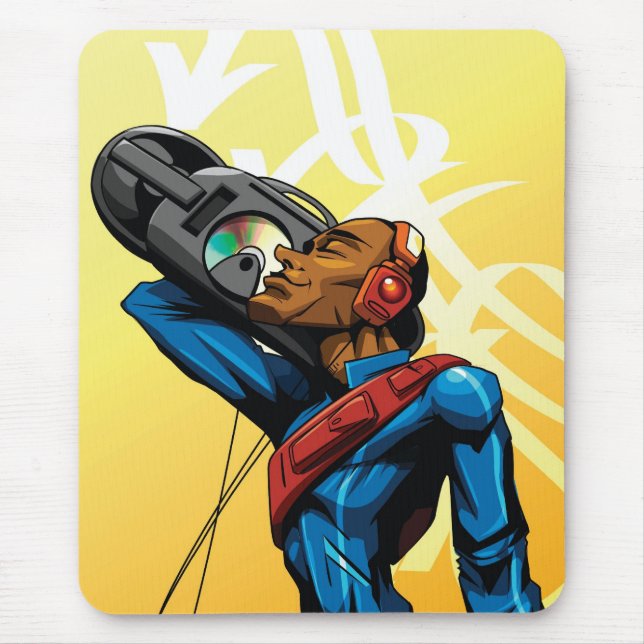 Music flows forever mousepad (Front)