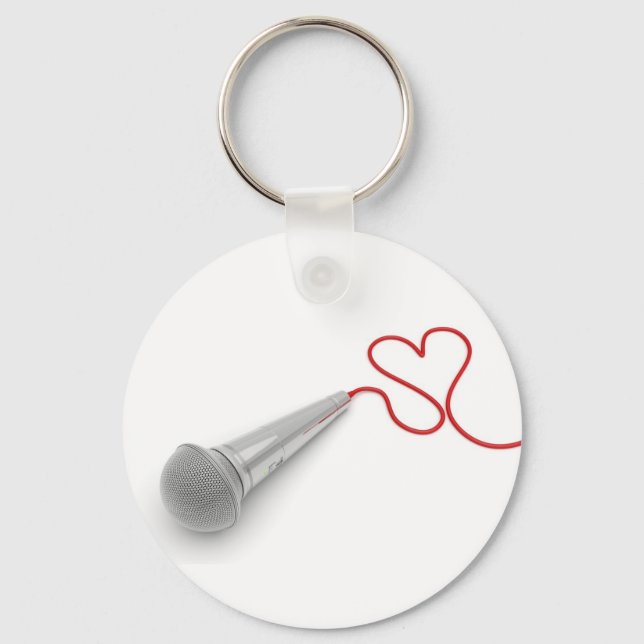 Music for love key ring (Front)