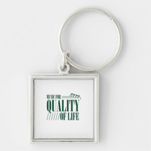 Music For Quality Of Life Key Ring