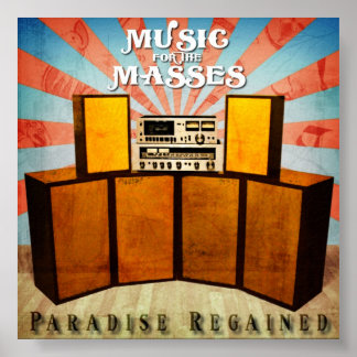 Music for the Masses Album Cover Poster