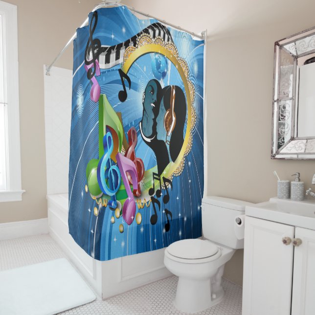 Music for the Soul Shower Curtain (In Situ)