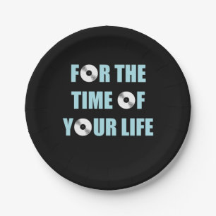 Music For The Time Of Your Life Paper Plate