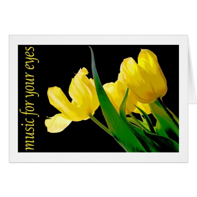 music for your eyes - flowers (Front Horizontal)