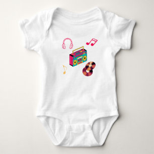 Music freedom through Radio Baby Bodysuit
