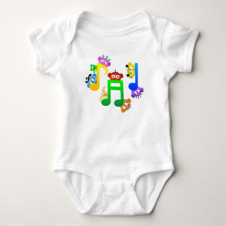 Music Fun Notes from Planet Peek-A-Boo Baby Bodysuit