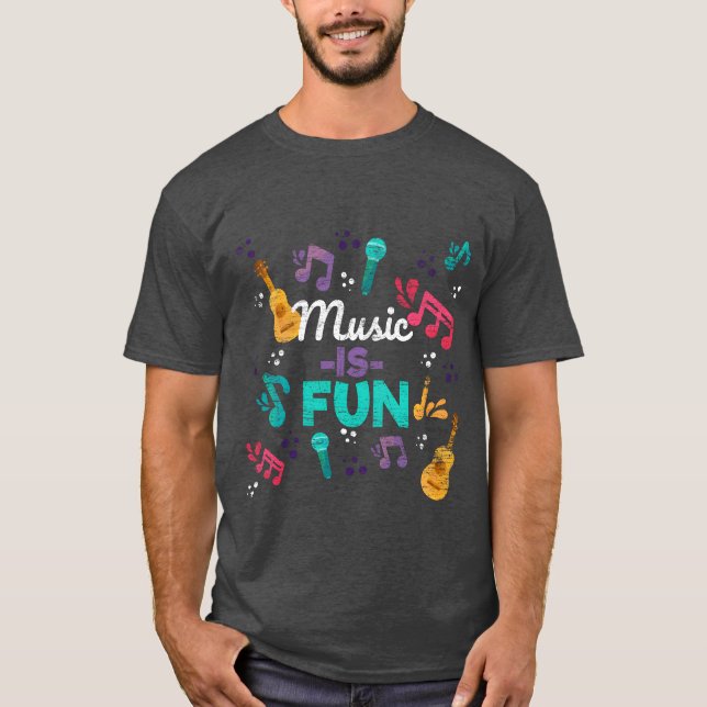 Music Fun vintage T-Shirt (Front)