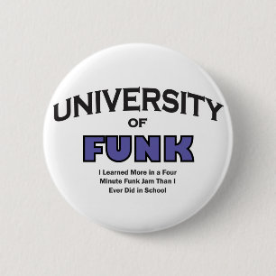 music-funk 6 cm round badge