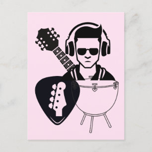 Music Galore Holiday Postcard