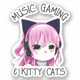 Music, Gaming and Kitty Cat Anime Girl