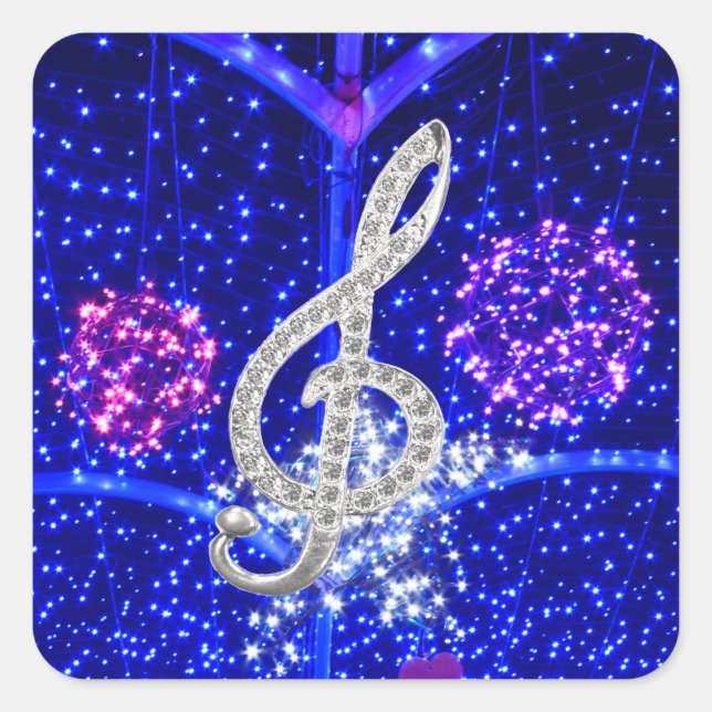 Music Gclef sticker (Front)