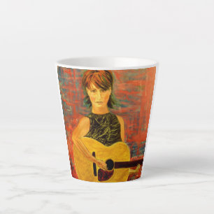 Music Girl Latte Mug