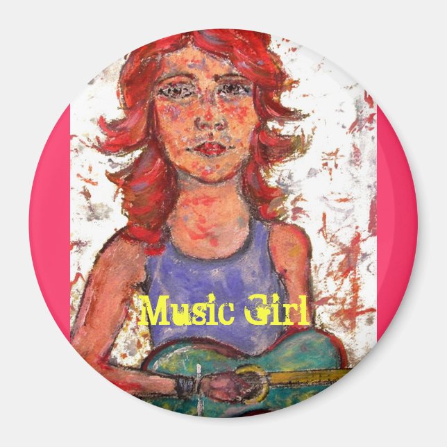 Music Girl Magnet (Front)