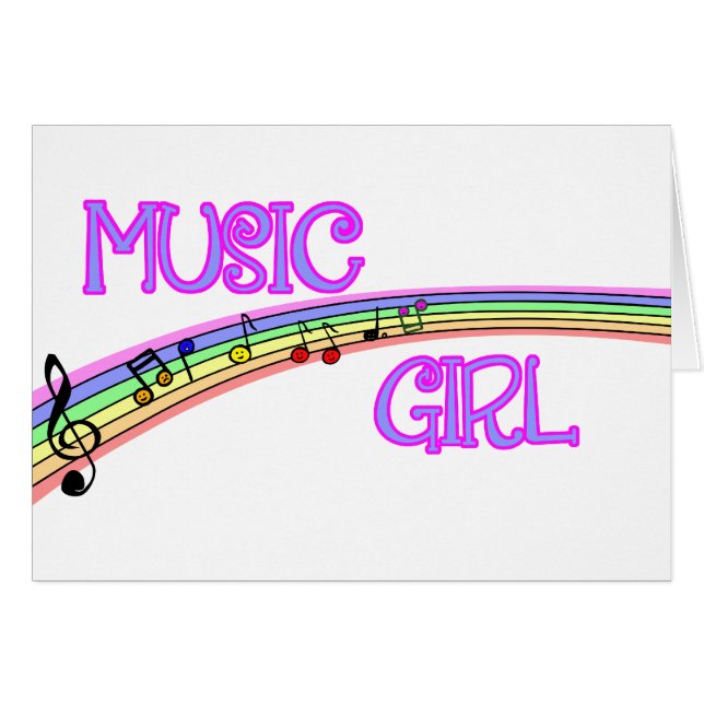 Music Girl Rainbow (Front Horizontal)