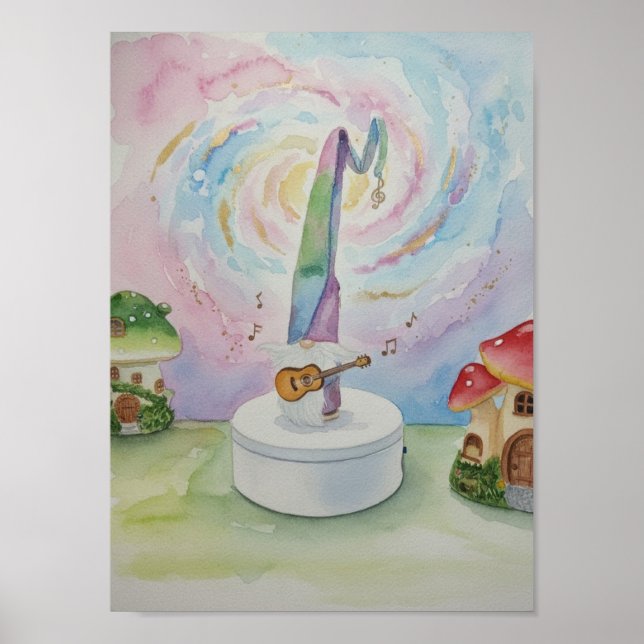 Music Gnome Poster (Front)