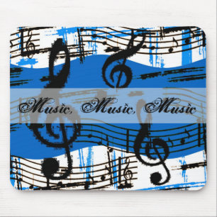 Music Graffiti Mouse Mat