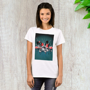 Music Graphic Speakers Audio T-Shirt