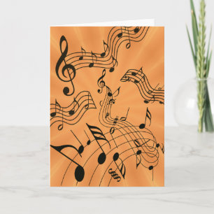 MUSIC Greeting Card